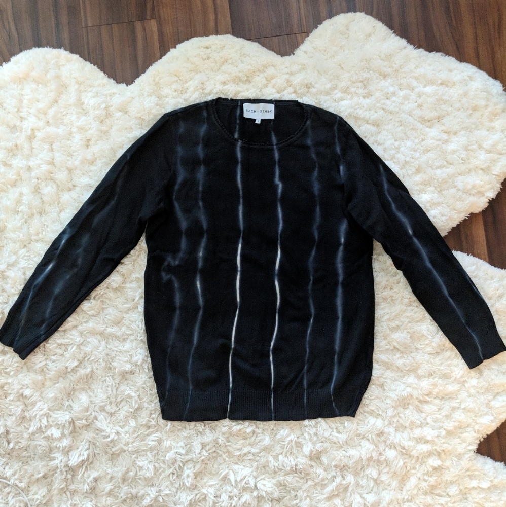 Each X Other Tie Dye 3/4 Sleeve Sweater